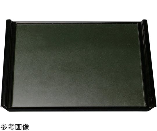 福井クラフト 尺2 角フライト盆 グリーンパール渕黒SH・SL塗 50410670 1個（ご注文単位1個）【直送品】