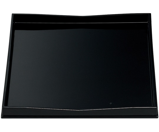 福井クラフト 尺2 角山路懐石盆 PT黒塗/裏黒塗 50500050 1個（ご注文単位1個）【直送品】