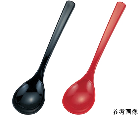 福井クラフト AC鶴首かゆスプーン 朱OM 48131030 1個（ご注文単位1個）【直送品】