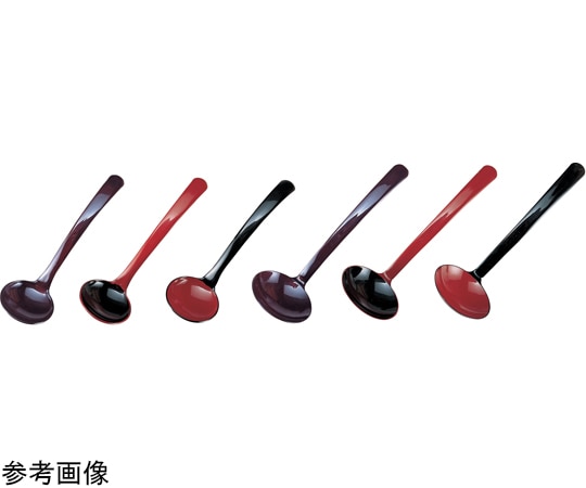 福井クラフト しゃもじ(小)16cm 黒内朱塗 48161640 1個（ご注文単位1個）【直送品】