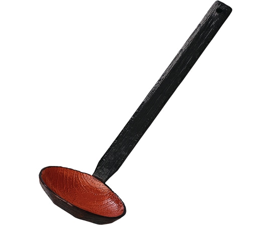 福井クラフト 207 ふるさと杓子 黒内朱塗 81258236 1個（ご注文単位1個）【直送品】