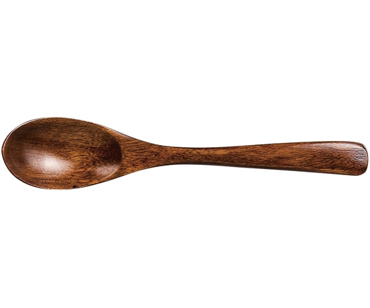 福井クラフト 木製 茶碗蒸しスプーンふき漆 81258211 1個（ご注文単位1個）【直送品】