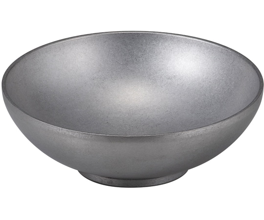 福井クラフト Ф180 ステン丸鉢(スモーク銀) 62164770 1個（ご注文単位1個）【直送品】