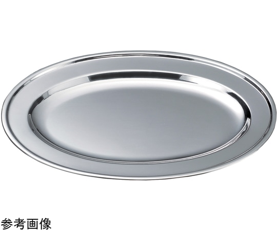 福井クラフト 40cm ステンレス小判皿 92980940 1個(ご注文単位1個)【直送品】