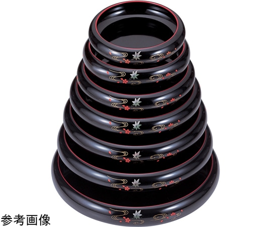 福井クラフト 9寸 寿冠鉢 黒立田川 61022810 1個（ご注文単位1個）【直送品】