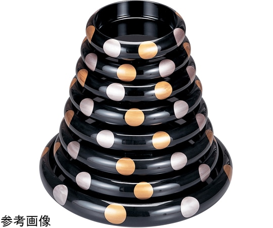 福井クラフト 8寸 ニュー寿冠桶 黒日月 70012740 1個（ご注文単位1個）【直送品】