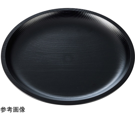 福井クラフト 木調取皿 黒 φ180 50025920 1個（ご注文単位1個）【直送品】