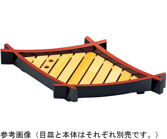 福井クラフト 580松葉盛込器用目皿(大) 51250270 1個（ご注文単位1個）【直送品】