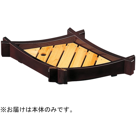 福井クラフト 松葉盛器(小)溜(本体) 51352300 1個（ご注文単位1個）【直送品】