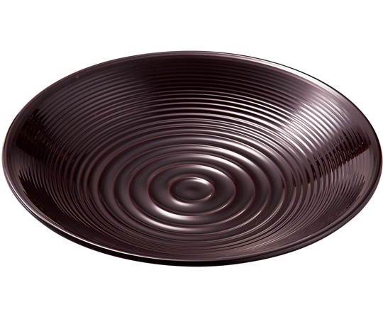 福井クラフト 27.5波紋鉢 溜裏黒塗 51311210 1個（ご注文単位1個）【直送品】