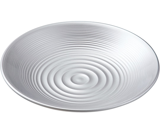 福井クラフト 27.5波紋鉢 銀裏黒塗 51311220 1個（ご注文単位1個）【直送品】