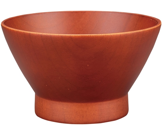 福井クラフト 木製和み スープボール ライトブラウン 31003350 1個（ご注文単位1個）【直送品】