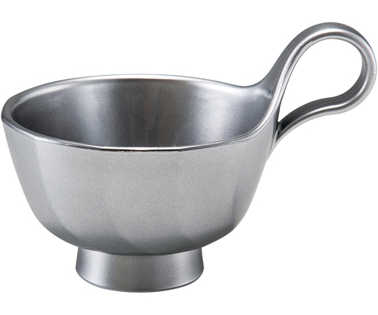 福井クラフト 耐熱トッティー渦型汁椀 総銀透き 33710250 1個（ご注文単位1個）【直送品】