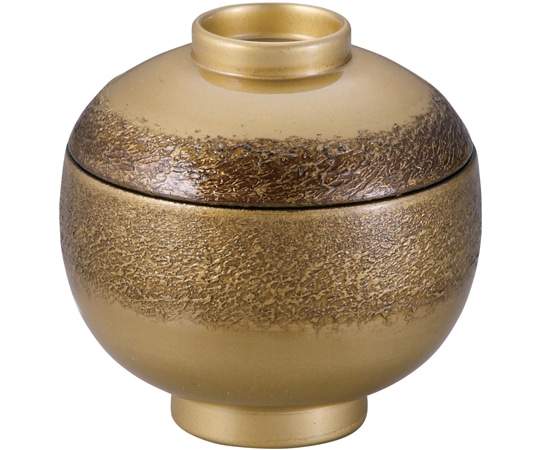 福井クラフト 小丸椀 絞り墨入れ金内黒 33502620 1個（ご注文単位1個）【直送品】