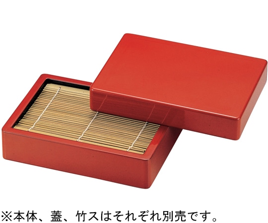 福井クラフト DX盛ザル 朱(蓋) 45170510 1個（ご注文単位1個）【直送品】