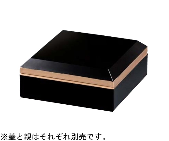福井クラフト 6.5寸 ダイヤ高盛重 黒渕金 蓋のみ 90431970 1個（ご注文単位1個）【直送品】