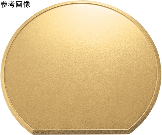 福井クラフト 尺2 雲流半月盆 タタキ金/裏黒塗 17419330 1個（ご注文単位1個）【直送品】