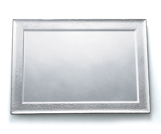 福井クラフト 尺0 長手炉縁盆 渕絞り銀/裏黒塗 17418060 1個（ご注文単位1個）【直送品】