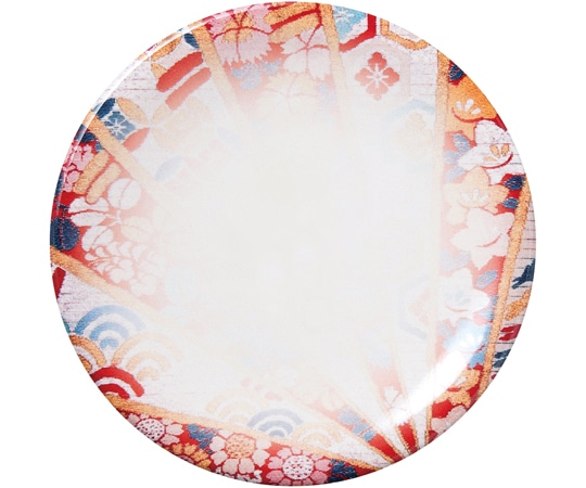 福井クラフト A150寿司皿 友禅風 花ぼかし 74012030 1個（ご注文単位1個）【直送品】