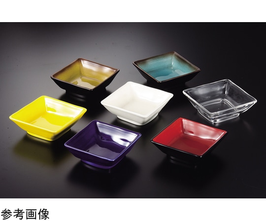 福井クラフト 95陶器調角小鉢 ホワイト 30003090 1個（ご注文単位1個）【直送品】