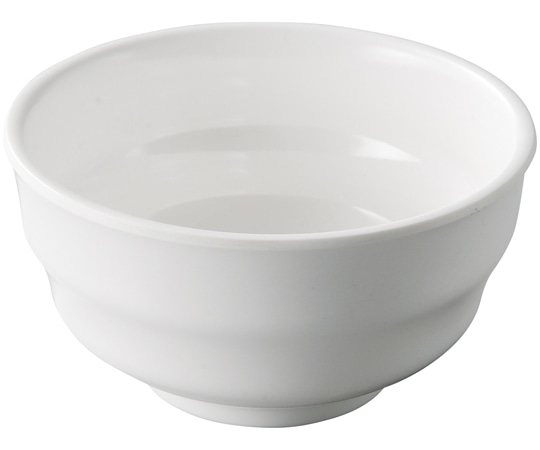 福井クラフト メラミン φ9.7 段付深丸小鉢 白グロス 51024420 1個（ご注文単位1個）【直送品】