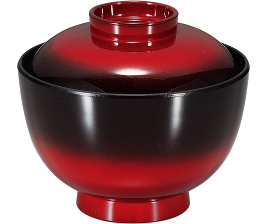 福井クラフト TA3.8寸 高仙才椀 朱ボカシ 33011475 1個（ご注文単位1個）【直送品】