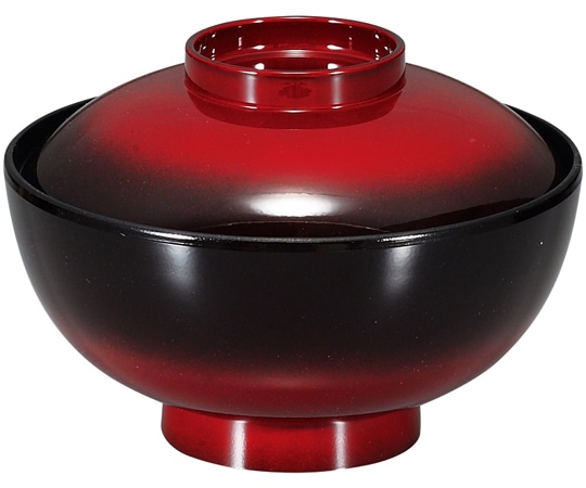 福井クラフト TA4寸 石平仙才椀 朱ボカシ 33600555 1個(ご注文単位1個)【直送品】