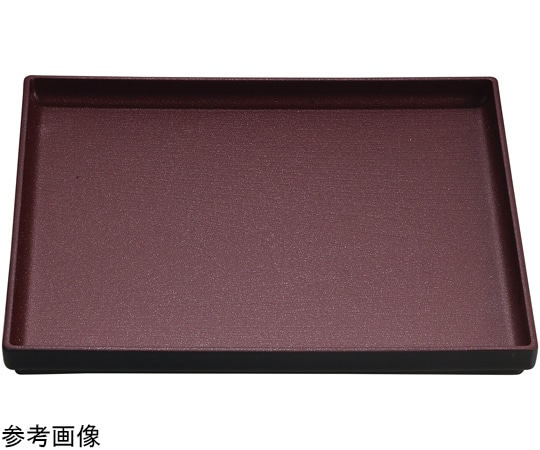 福井クラフト 尺2 正角木目盆 エンジメタ普賢塗弱SL 15014660 1個（ご注文単位1個）【直送品】