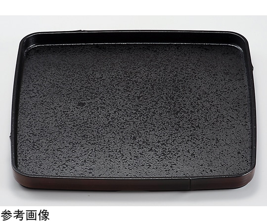 福井クラフト 尺1 角竹型盆 すす竹内黒SL 50412480 1個（ご注文単位1個）【直送品】