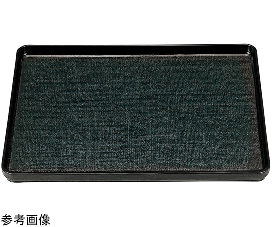 福井クラフト 尺1 大寿布目盆 黒SL 11009305 1個（ご注文単位1個）【直送品】