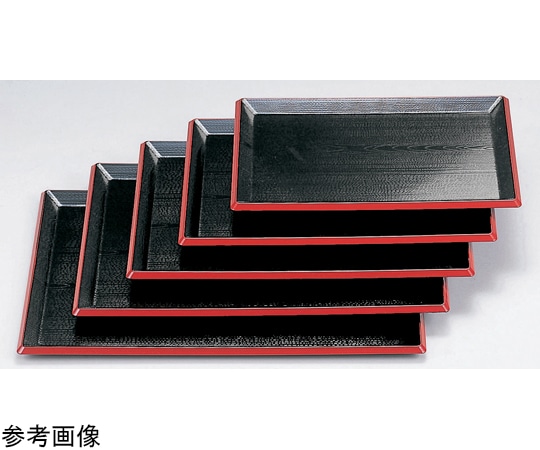 福井クラフト 尺4 利休盆 黒天朱SL 15235590 1個（ご注文単位1個）【直送品】