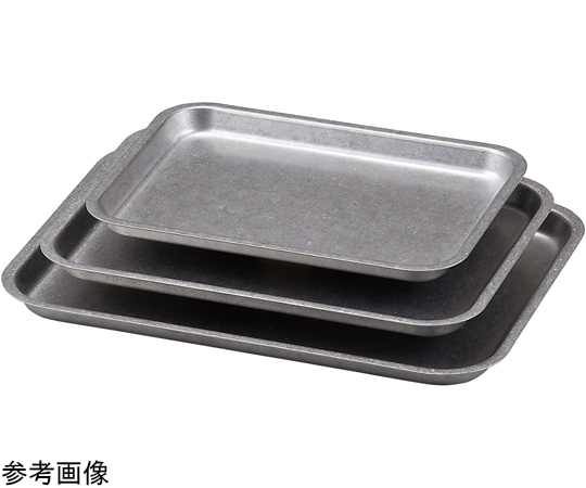 福井クラフト 25cm 長角トレー(スモーク銀) 62164880 1個(ご注文単位1個)【直送品】