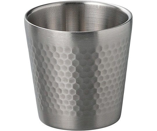 福井クラフト Ф73槌目 ステンタンブラー(マット) 62163740 1個（ご注文単位1個）【直送品】