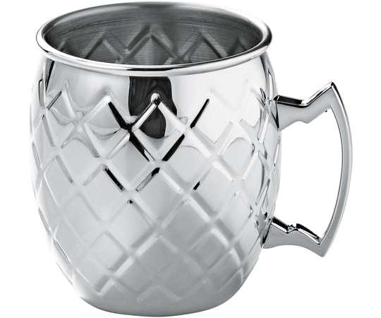 福井クラフト φ87 パイナップルシルバーカップ(ステンレス 62164280 1個（ご注文単位1個）【直送品】