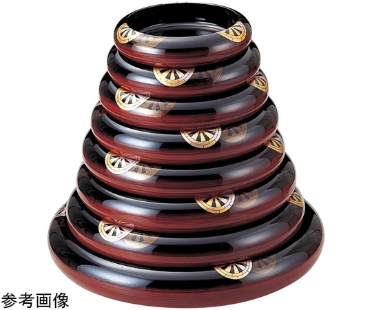 福井クラフト 9寸 ニュー寿冠桶 源氏車 61023580 1個（ご注文単位1個）【直送品】