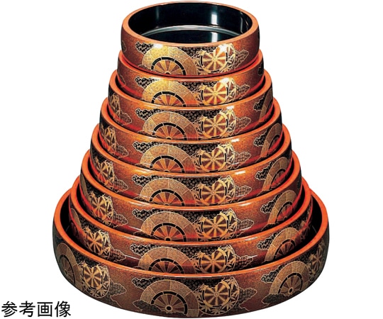 福井クラフト 太鼓7寸 梨地御所車 62020200 1個（ご注文単位1個）【直送品】