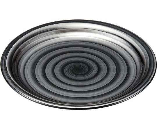 福井クラフト 21cm ミート皿 銀渦 74011420 1個（ご注文単位1個）【直送品】