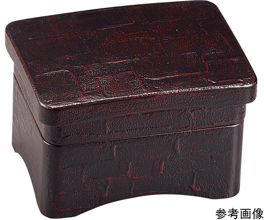 福井クラフト 殿様丼重 二段 真漆刻内朱(蓋親中子) 40430495 1個（ご注文単位1個）【直送品】