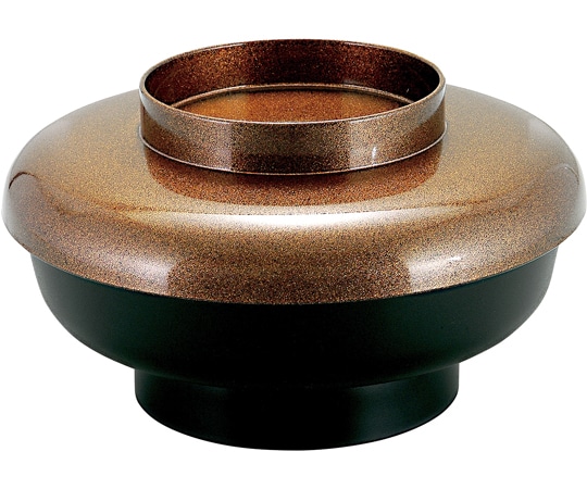 福井クラフト テイクアウト5.5寸 やすらぎ丼 蓋梨地/親黒 21016160 1個（ご注文単位1個）【直送品】