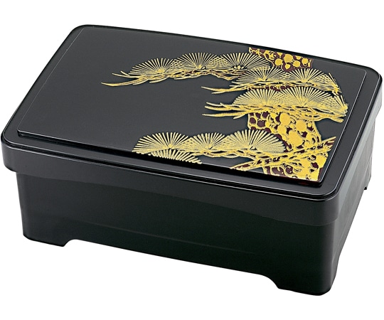 福井クラフト テイクアウト天丼重 黒に松 21016260 1個（ご注文単位1個）【直送品】