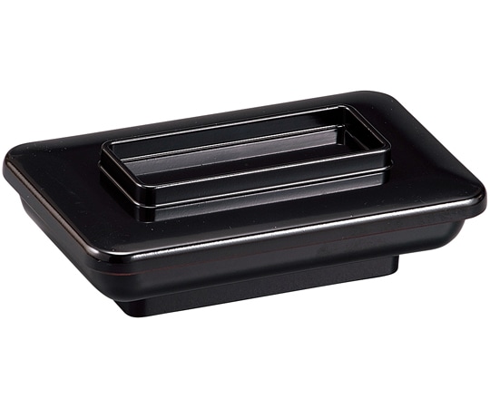 福井クラフト ミニうなぎ平 黒(内朱)(蓋親) 40430300 1個（ご注文単位1個）【直送品】