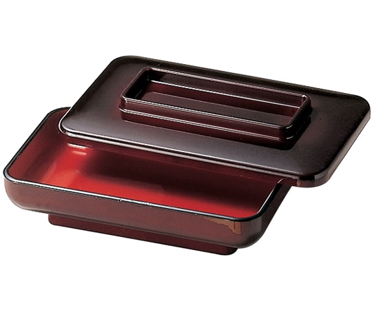 福井クラフト ミニうなぎ平 溜(内朱)(蓋親) 41010010 1個（ご注文単位1個）【直送品】