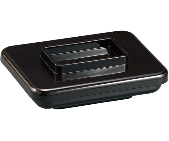 福井クラフト 新うなぎ平 黒内朱(蓋親) 40430340 1個（ご注文単位1個）【直送品】