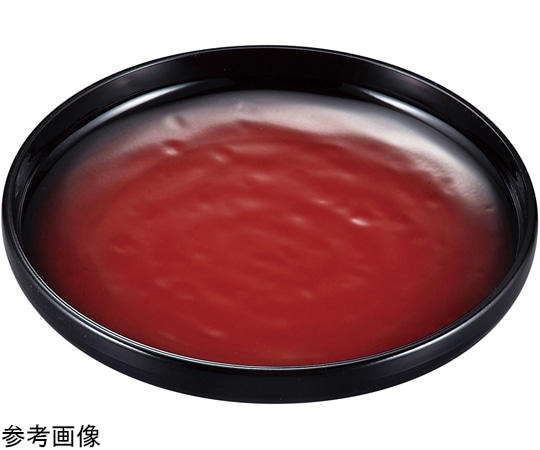 福井クラフト 8寸 なごみ鉢 朱黒ぼかしSH塗 55203360 1個（ご注文単位1個）【直送品】