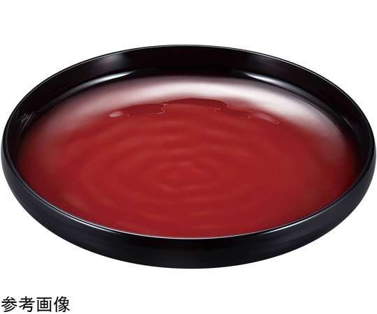 福井クラフト 尺3寸 なごみ鉢 朱黒ぼかしSH塗 55203400 1個（ご注文単位1個）【直送品】
