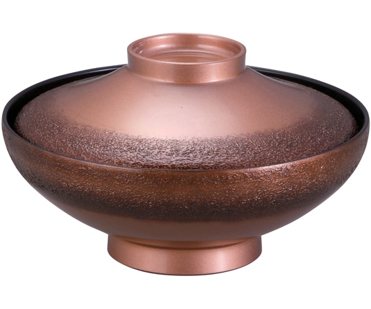 福井クラフト 平富士煮物椀 絞り墨入れ銅内黒 33502940 1個（ご注文単位1個）【直送品】