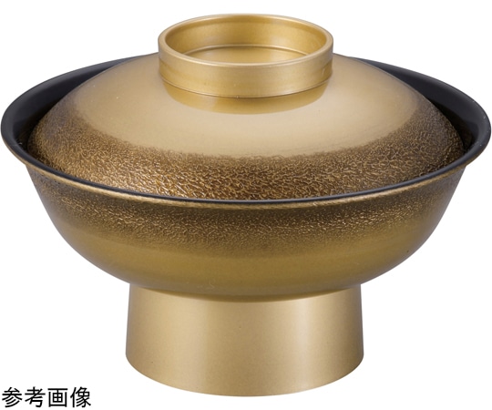 福井クラフト 7.0寸 飛龍椀 絞り墨入れ金内黒 33503280 1個（ご注文単位1個）【直送品】