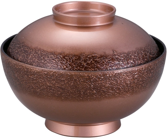 福井クラフト TA4.5寸 仙才雑煮椀 絞り墨入れ銅内黒 33502880 1個（ご注文単位1個）【直送品】