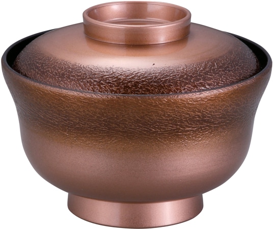 福井クラフト TA5.5寸 かすみ丼椀 絞り墨入れ銅内黒 33503150 1個（ご注文単位1個）【直送品】