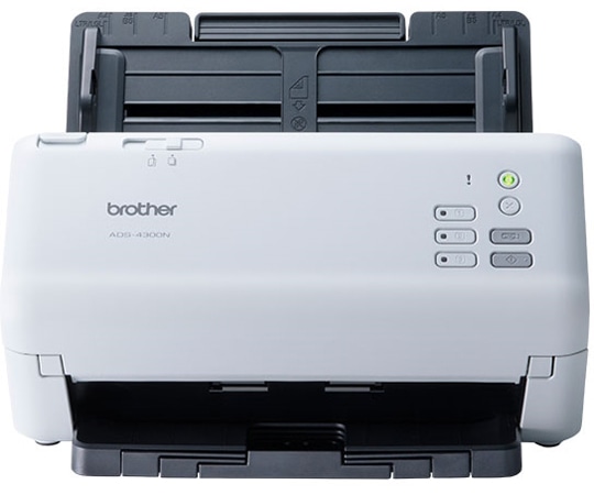 ブラザー ドキュメントスキャナー(有線LAN対応/40ppm/ADF80枚) ADS-4300N 1台(ご注文単位1台)【直送品】